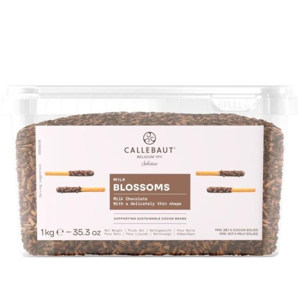 Стружка из молочного шоколада Callebaut