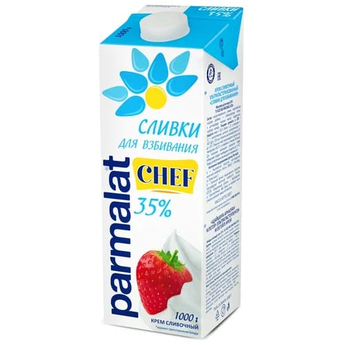 Сливки Parmalat 35% 1 кг