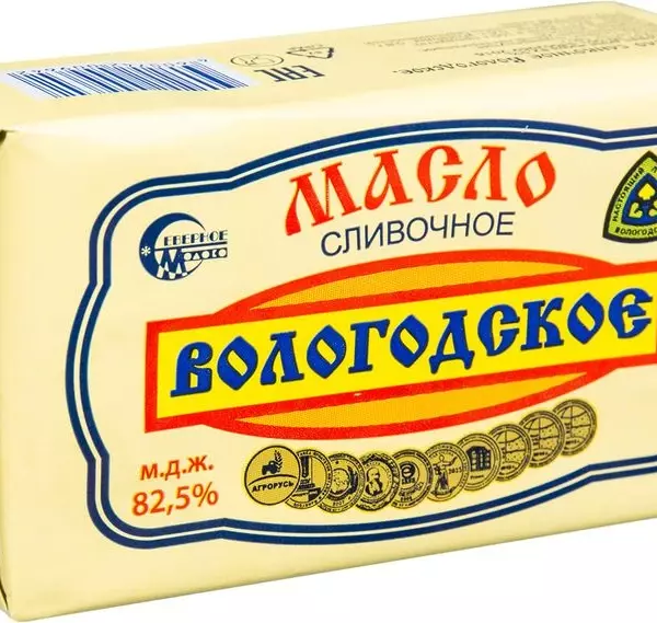 Масло сливочное Вологодское