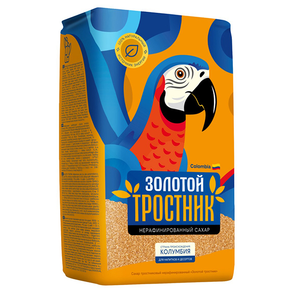 Сахар тростниковый коричневый