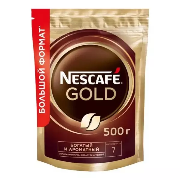 Кофе растворимый Nescafe Gold 500 гр