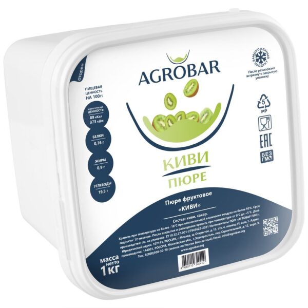 Пюре фруктовое Agrobar киви