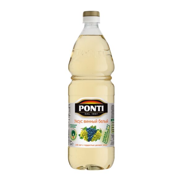 Уксус винный Ponti белый