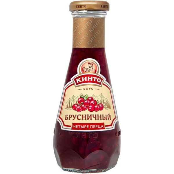 Соус Кинто четыре перца брусничный