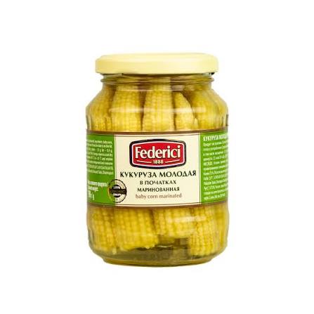 Кукуруза молодая маринованная Federici