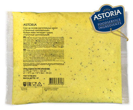 Соус Astoria Горчичный Оригинальный 20%