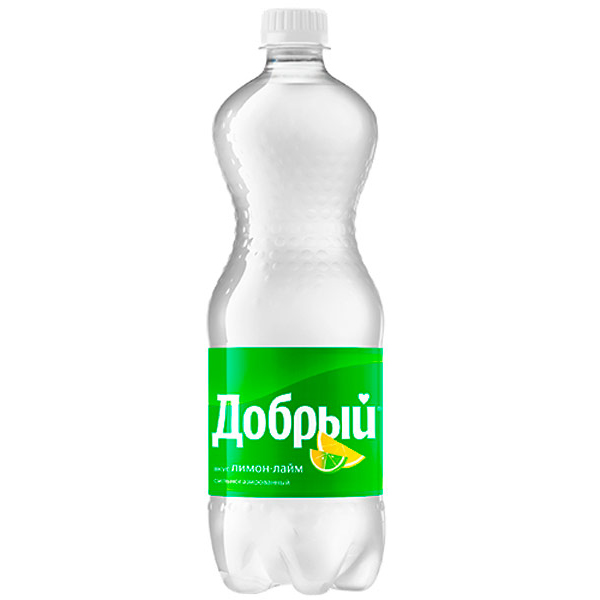 Напиток Добрый лимон-лайм газированный